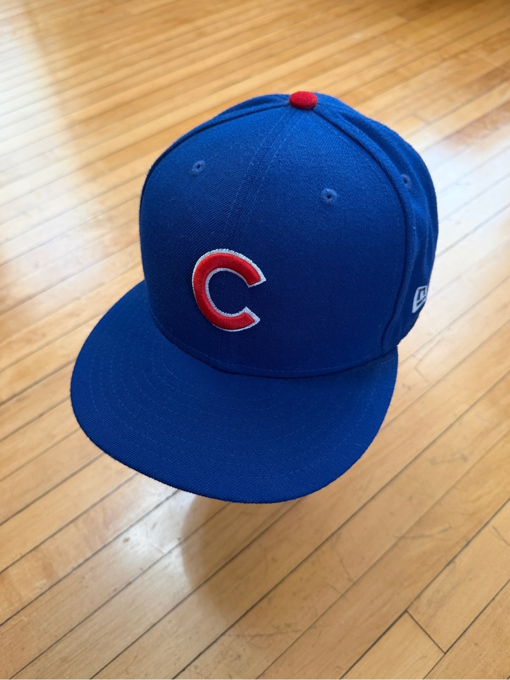 Chicago Cubs New Era 59fifty Blue Fitted MLB Baseball Hat Sz. 7 3/8